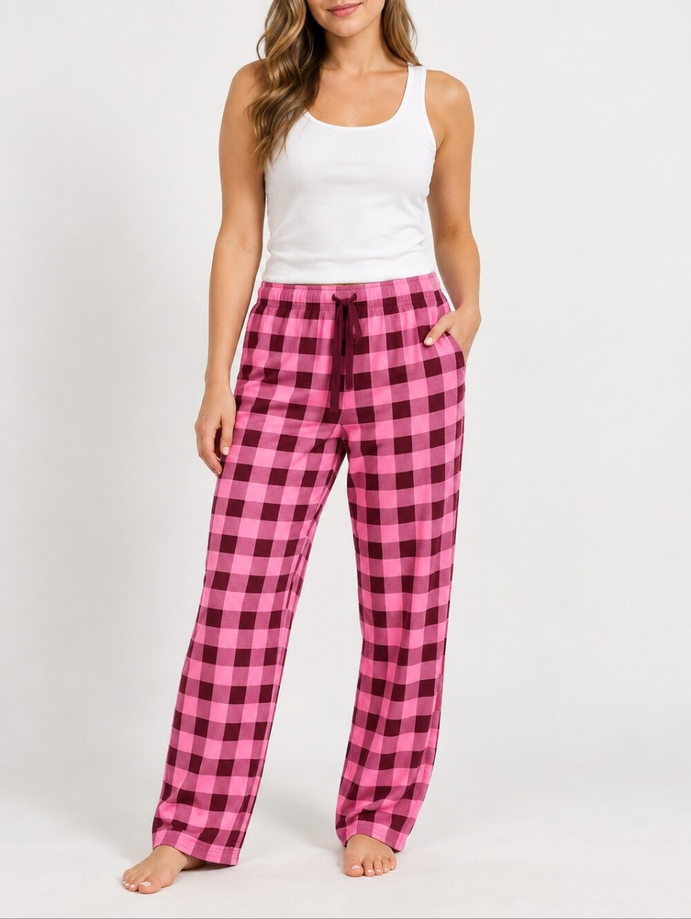 JENNI Women's Sleep and Lounge Pajama Pants, Christmas and Holiday Size Large